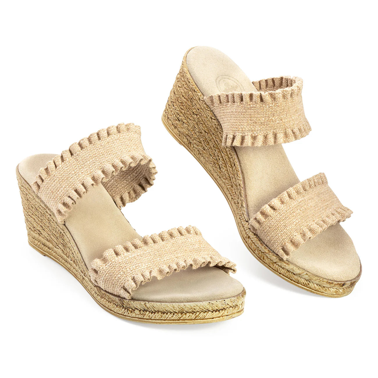 CHARLESTON SHOE COMPANY DORSET LINEN RUFFLE
