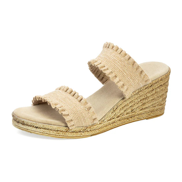 CHARLESTON SHOE COMPANY DORSET LINEN RUFFLE