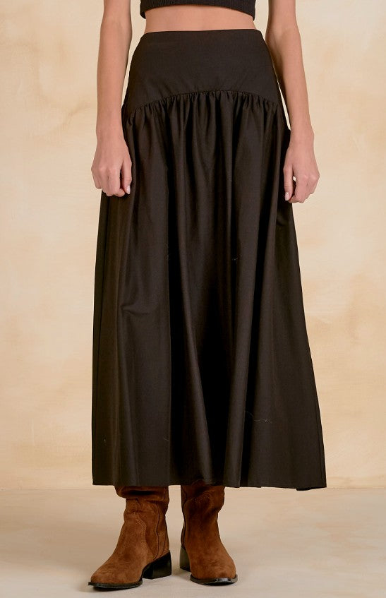 HIGH WAISTED MAXI SKIRT