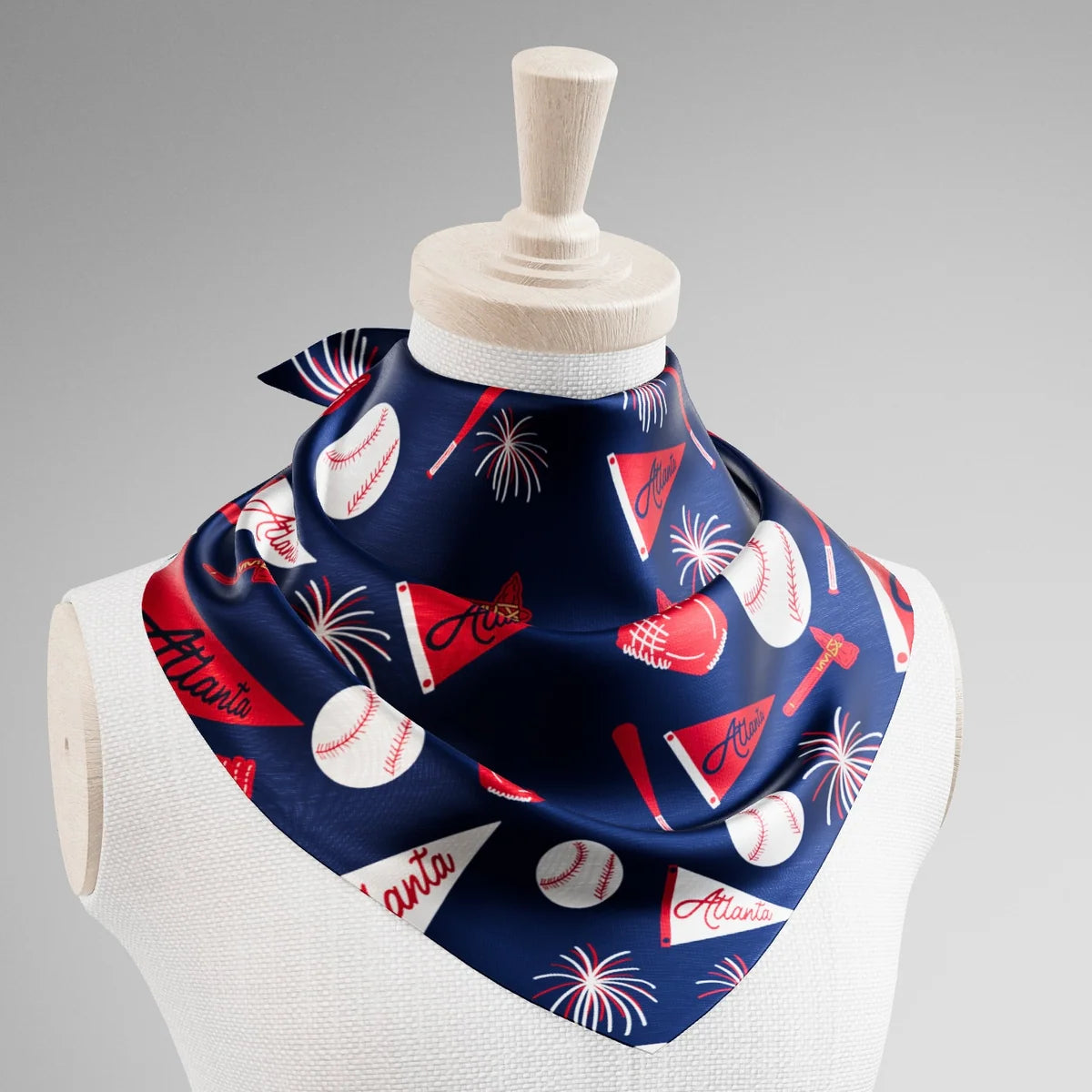 WACOVKI ATLANTA BRAVES SCARF