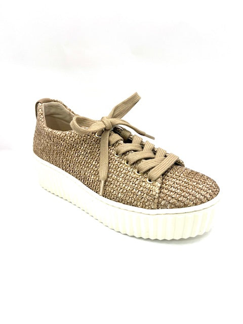 GABOR SAND PLATFORM SNEAKER