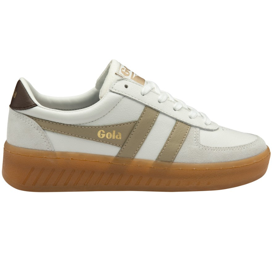 GOLA GRANDSLAM WHITE BONE MOCHA SNEAKER