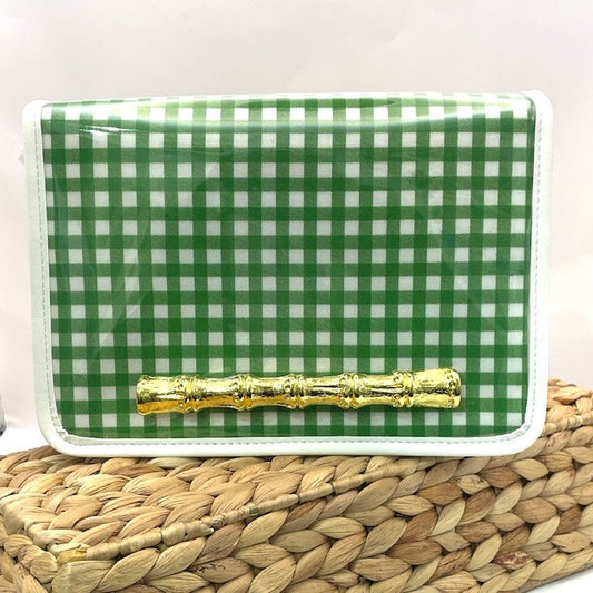 CLEAR STADIUM GREEN/WHITE GINGHAM