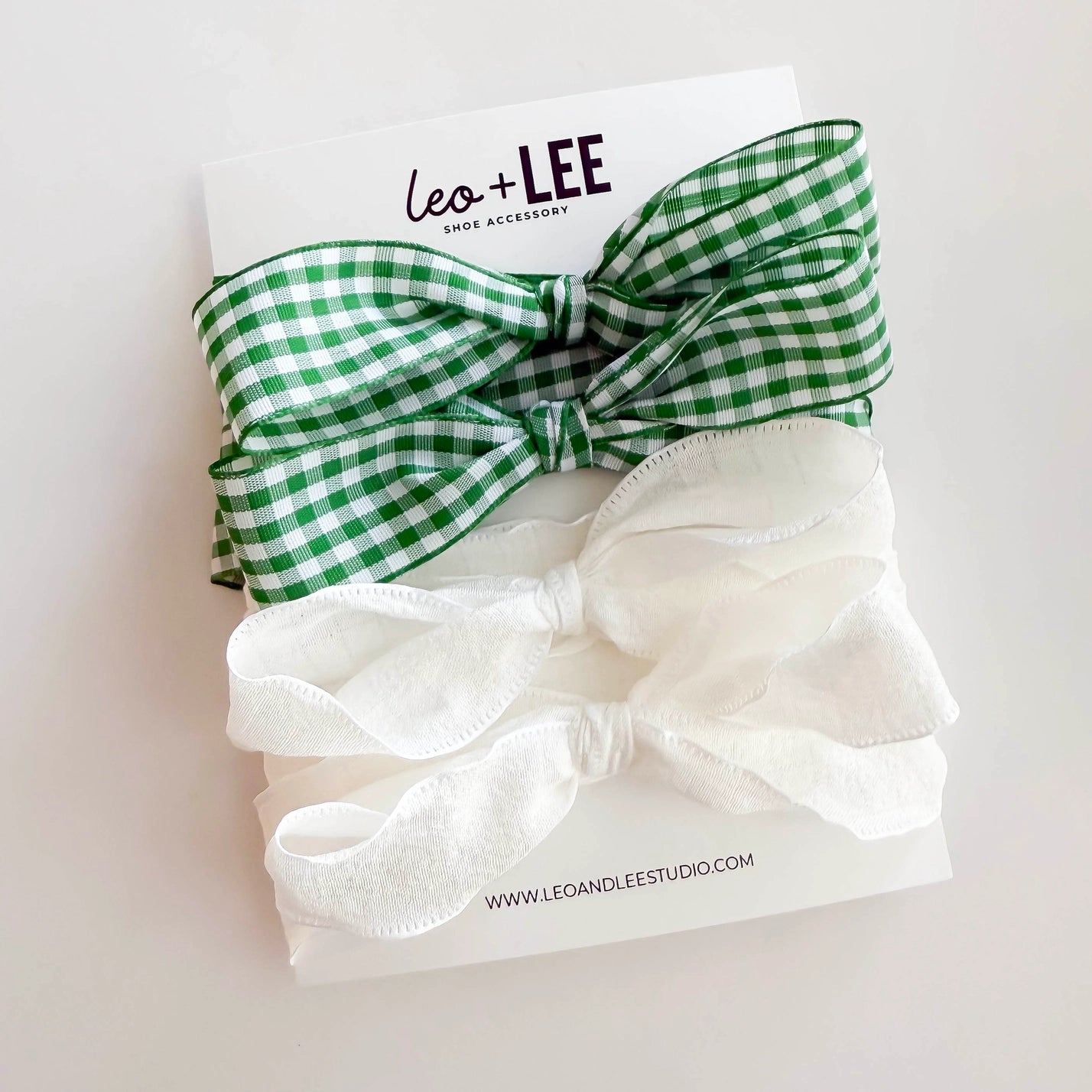 GINGHAM LACE GREEN