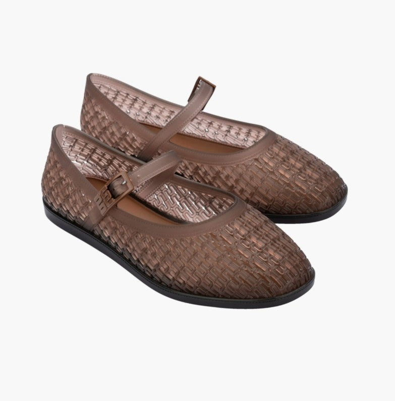 MELISSA HARPER CLEAR BROWN MARY JANE