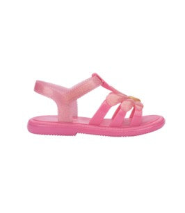 MINI MELISSA HIP BLOOMY BABY PINK/PINK GLITTER