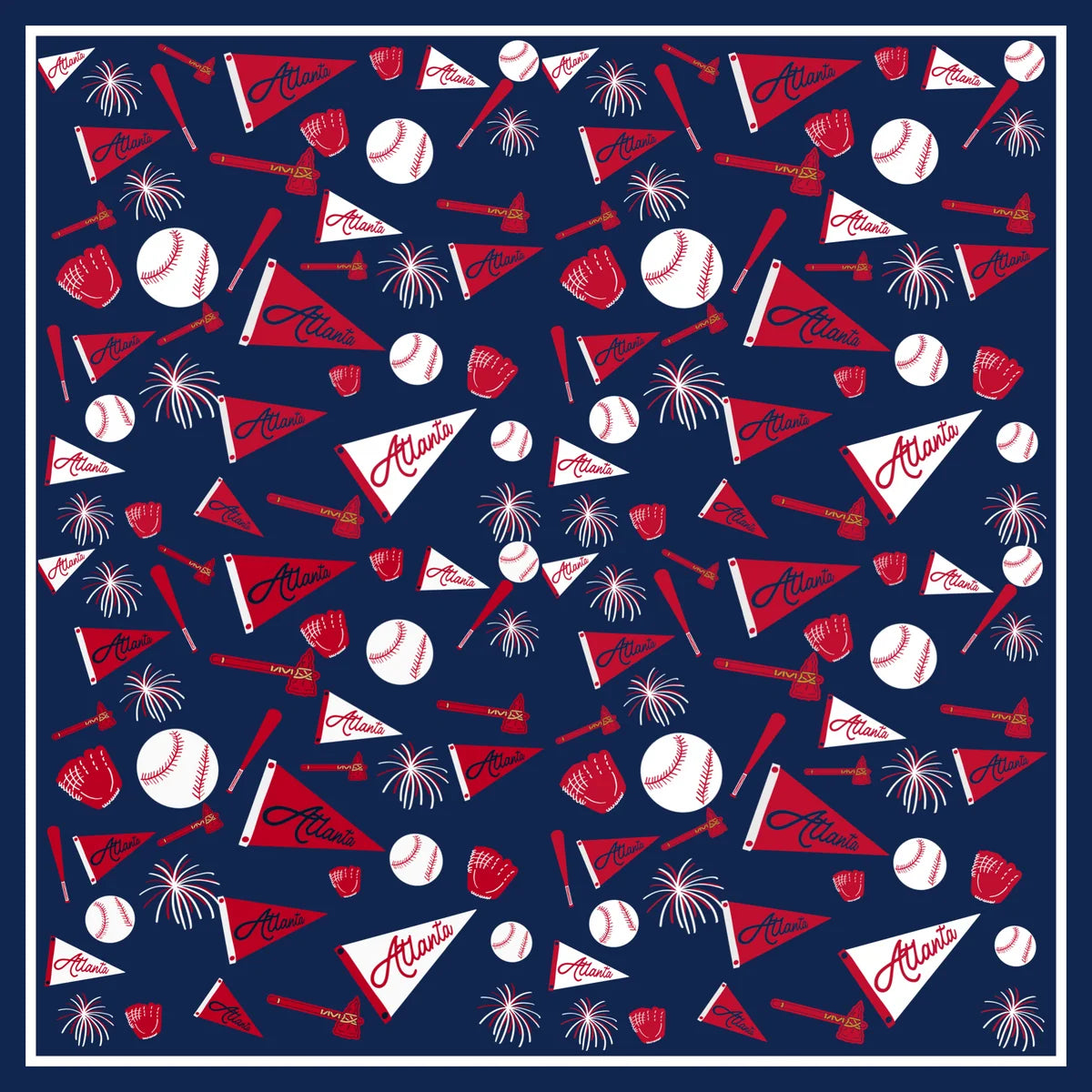 WACOVKI ATLANTA BRAVES SCARF