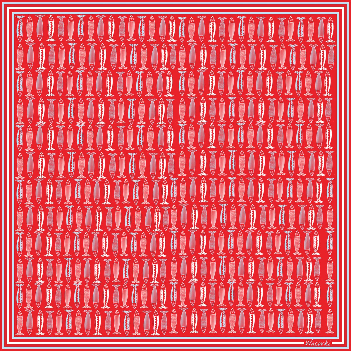 WACOVKI SARDINE SUMMER SCARVES (3 COLORS)