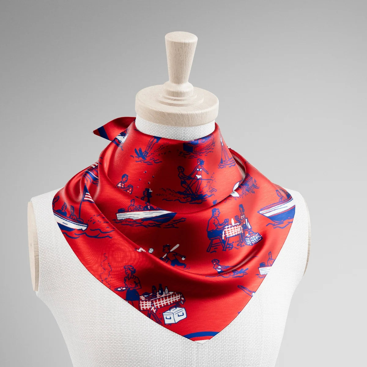WACOVKI LAKE & LIBERTY SCARVES 2 COLORS