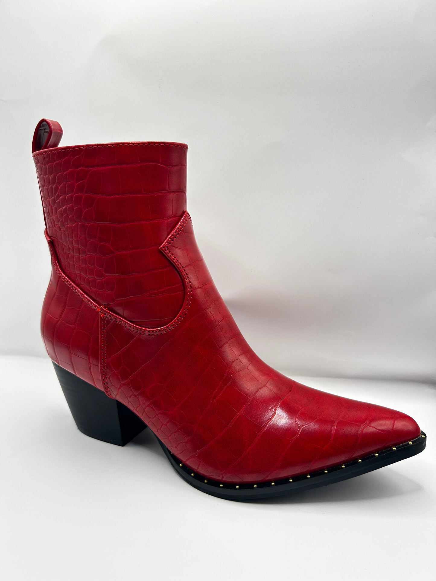 Matisse Coconuts WINONA RED CROC BOOT