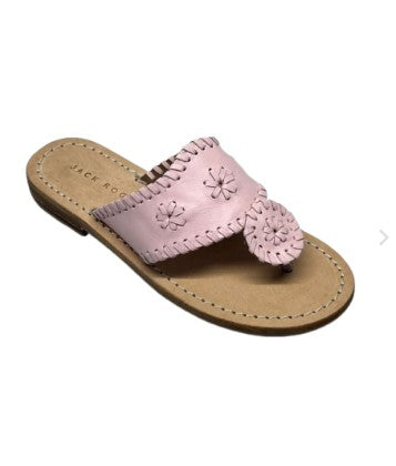 JACK ROGERS GIRLS JACKS FLAT CHALK PINK