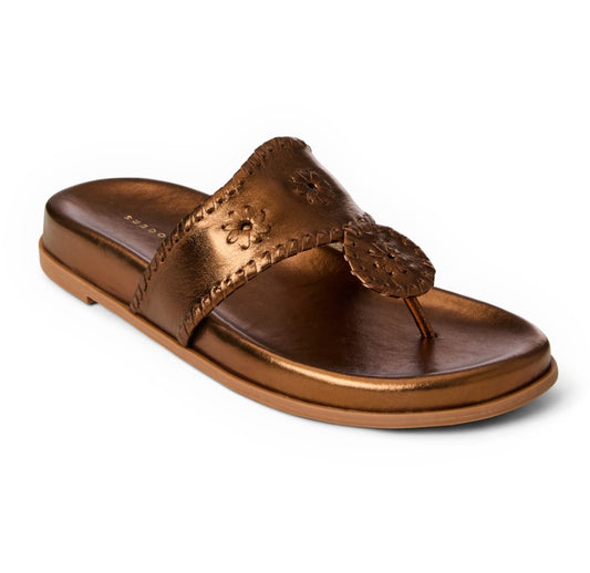 JACK ROGERS JACKS SPORT BRONZE SANDAL