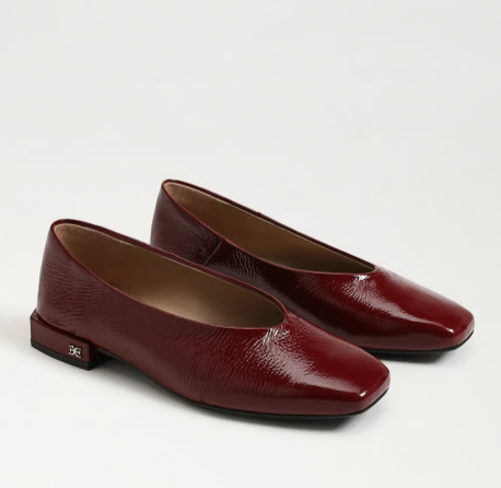 SAM EDELMAN KASEY FLAT MERLOT