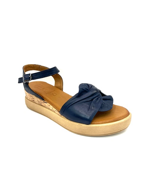 TYCHE KAYLA DEEP OCEAN WEDGE SANDAL