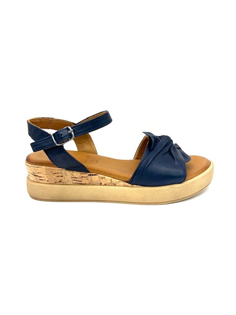 TYCHE KAYLA DEEP OCEAN WEDGE SANDAL
