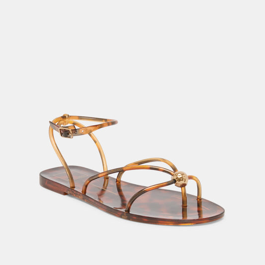 DOLCE VITA KENLEY VINYL TORTOISE JELLY SANDAL