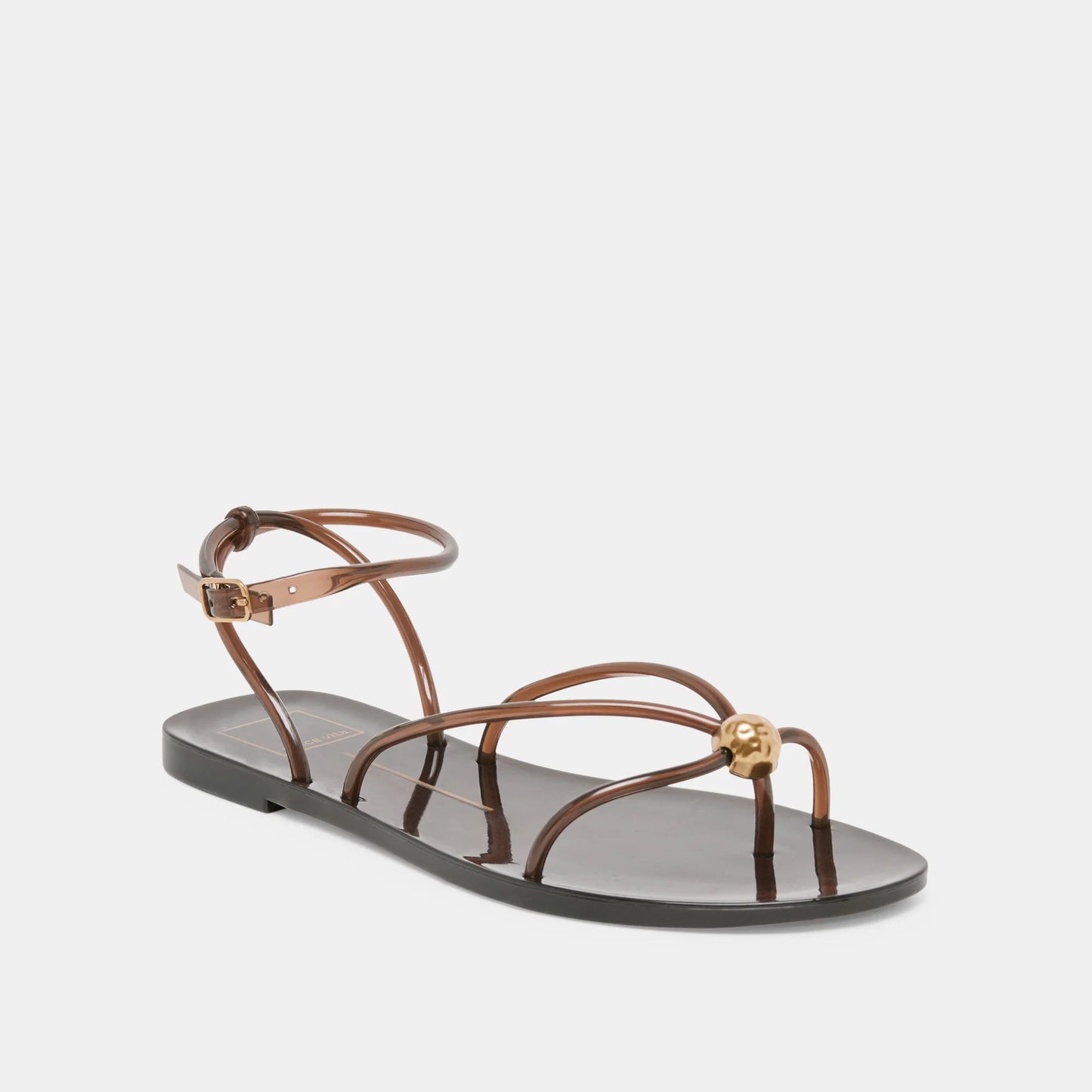 DOLCE VITA KENLEY VINYL CHOCOLATE JELLY SANDAL