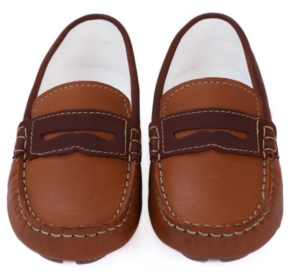 KONE M5005 BOYS LOAFER NATURAL/COPPER