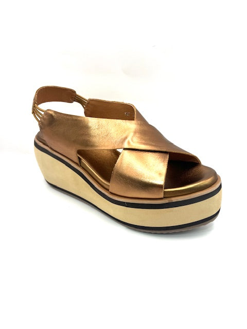 ANTELOPE KYLIE BRONZE WEDGE SANDAL