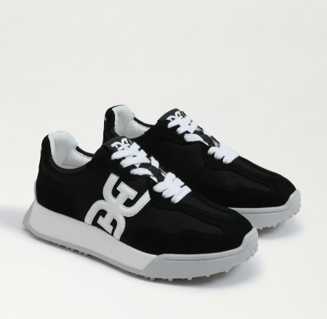 SAM EDELAMN LANGLEY BLACK SUEDE