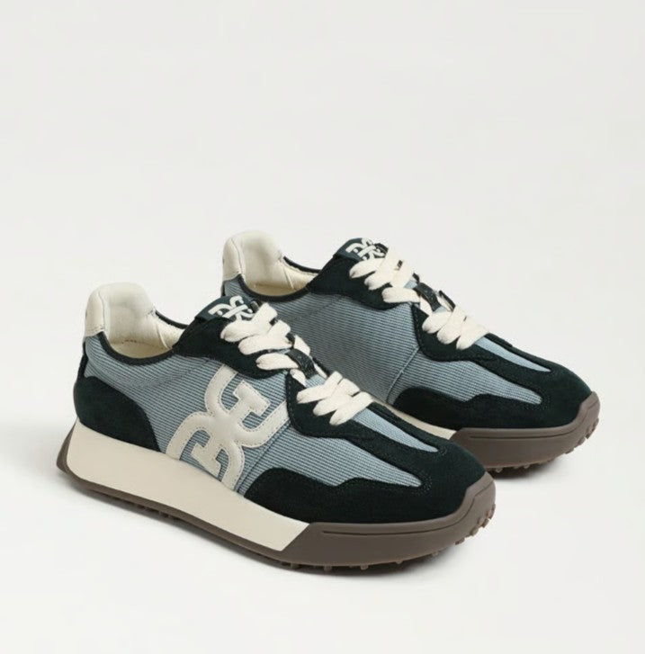 SAM EDELMAN LANGLEY 3 RUSH GREEN OLIVE SNEAKER