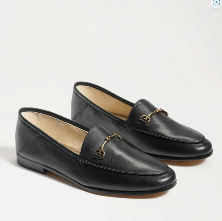 SAM EDELMAN LORAINE BIT LOAFER BLACK LEATHER