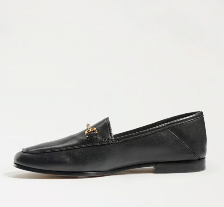 SAM EDELMAN LORAINE BIT LOAFER BLACK LEATHER