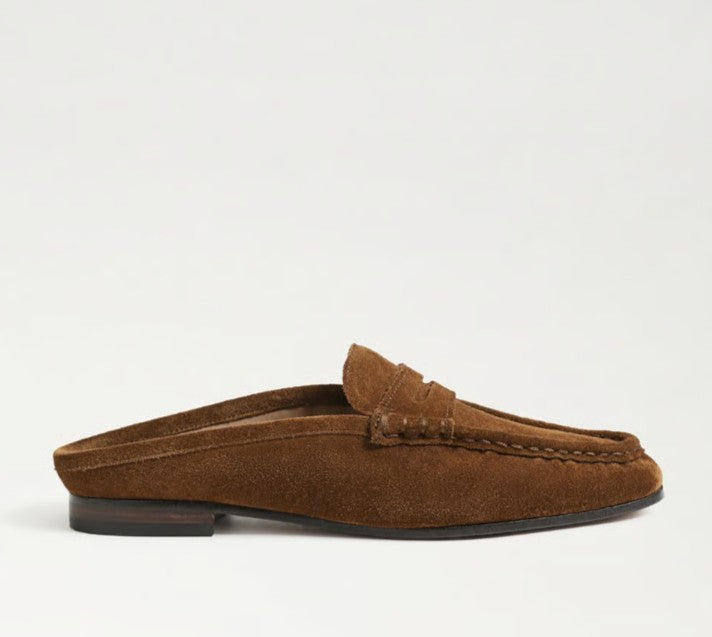 SAM EDELMAN LOUELLA MULE WARM NUTMEG SUEDE
