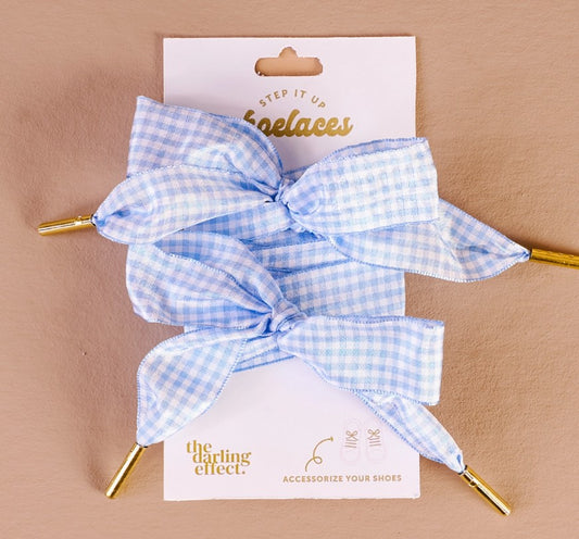 GINGHAM LT BLUE LACE