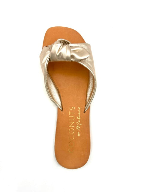 COCONUTS BY MATISSE MACKENZIE GOLD SANDAL