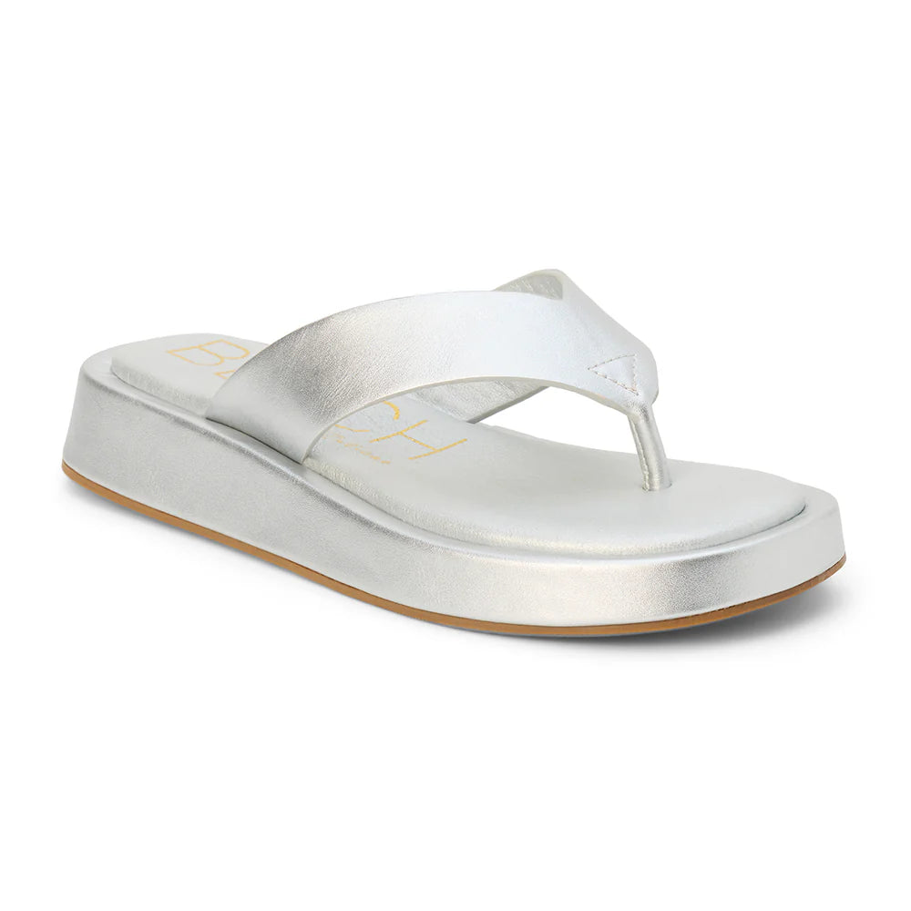 MATISSE BEACH MALLORCA SILVER FLIP FLOP SANDAL