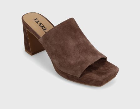 VANELI MANTIE BRUNETTE SUEDE HEEL