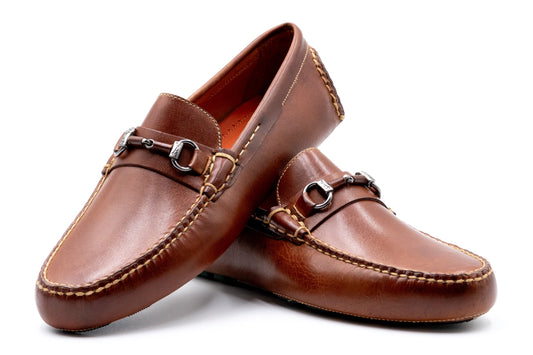 MD 530642M MONTE CARLO HORSE BIT LOAFER CIGAR