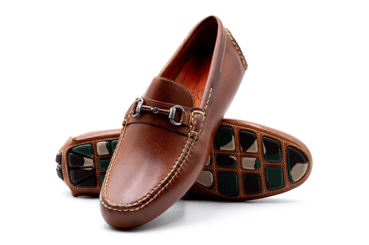 MD 530642M MONTE CARLO HORSE BIT LOAFER CIGAR