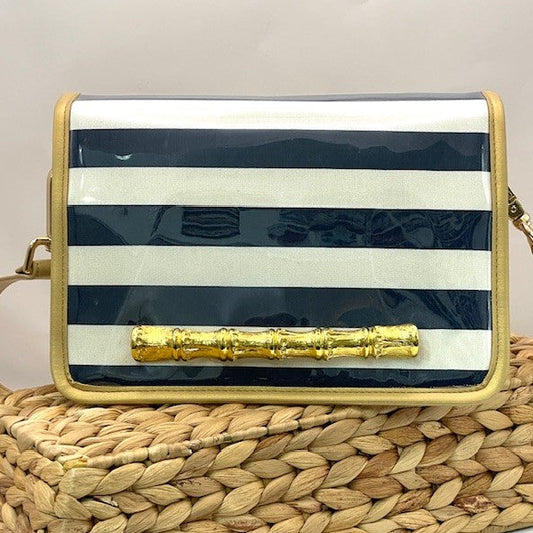 CLEAR STADIUM NAVY/WHITE STRIPE