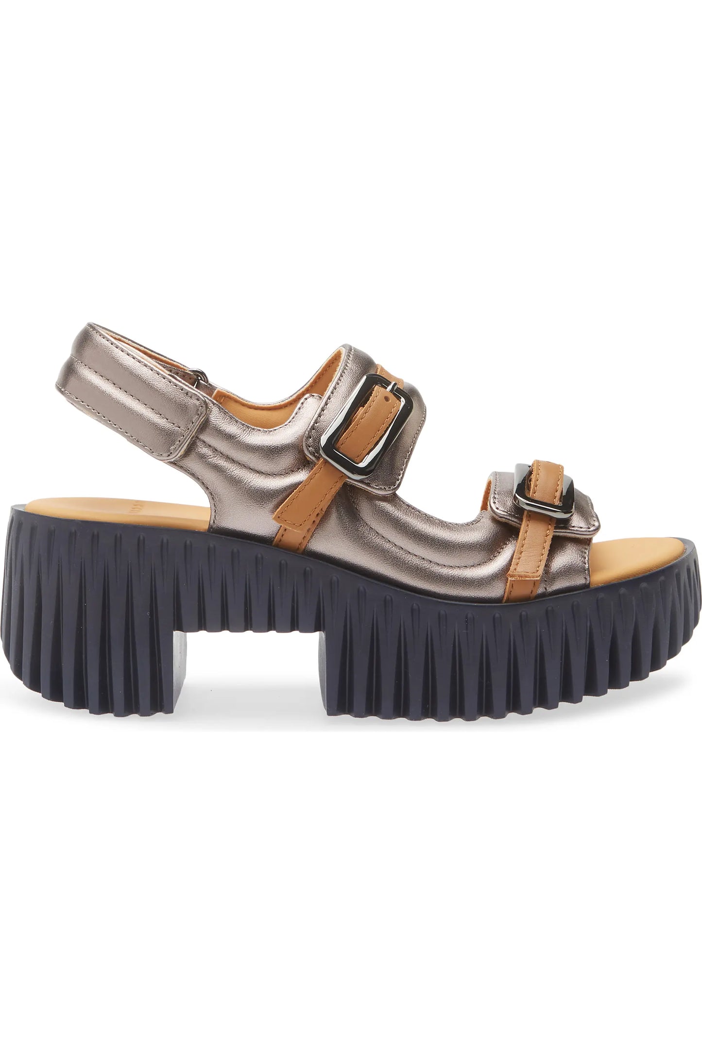 4CCCCEES PLIA KIKO GUN METAL SANDAL