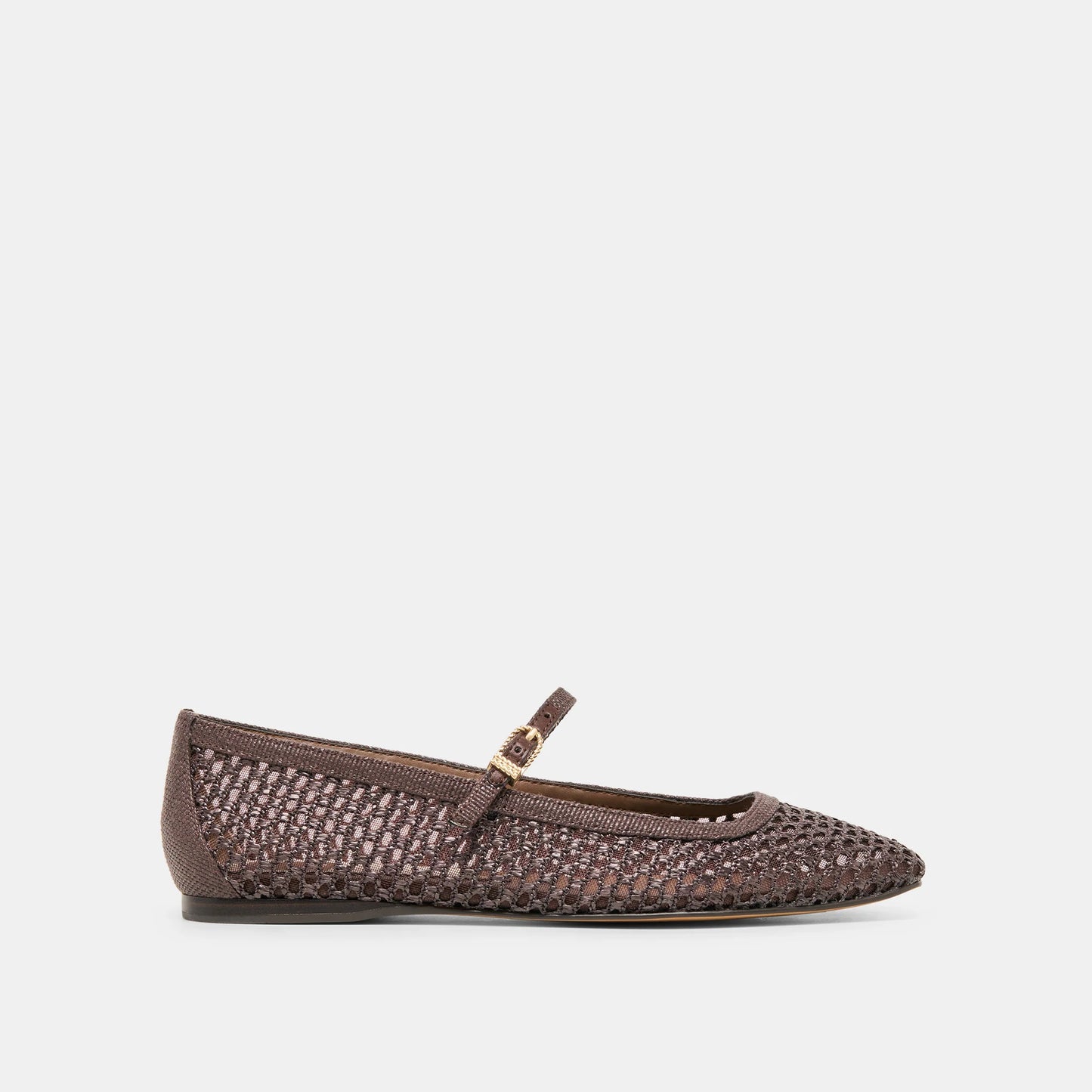 DOLCE VITA REYES CHOCOLATE RAFFIA MARY JANE