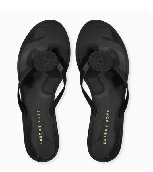 JACK ROGERS ROXY JELLY BLACK