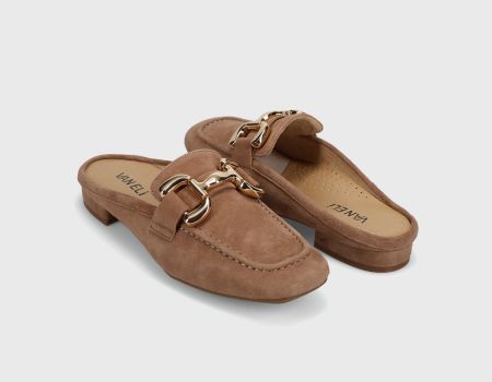 VANELI SHAINE MILITARY SUEDE SLIP ON LOAFER