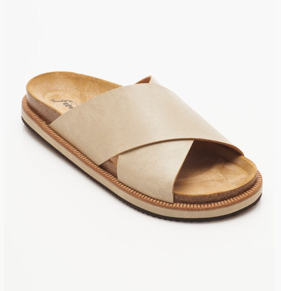 FREE PEOLE SIDELINES FOOTBED DOVE GREY