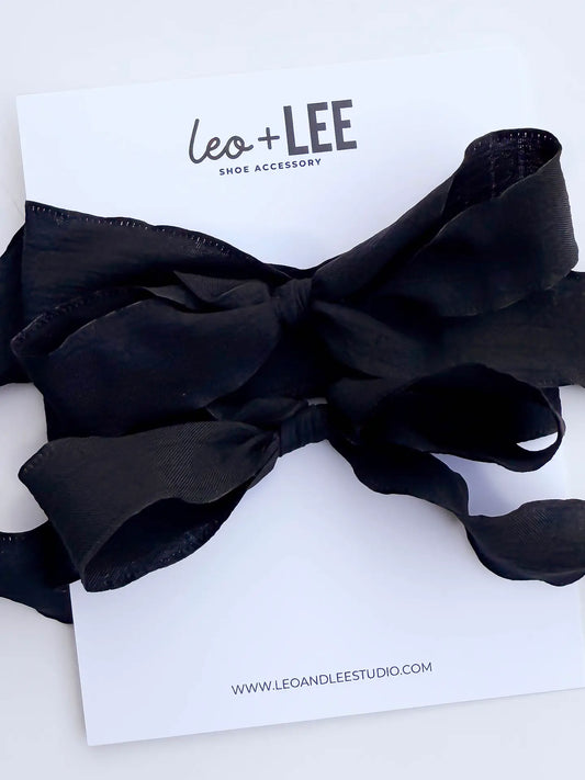 SILKY LACE SET BLACK