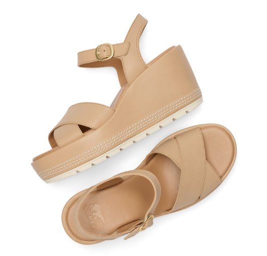 SOREL SUNPEAK WEDGE HONEST BEIGE
