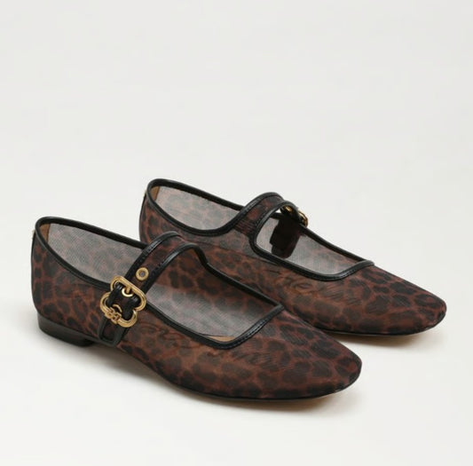 SAM EDELMAN MICHAELA MESH 2 BRANDY MARY JANE