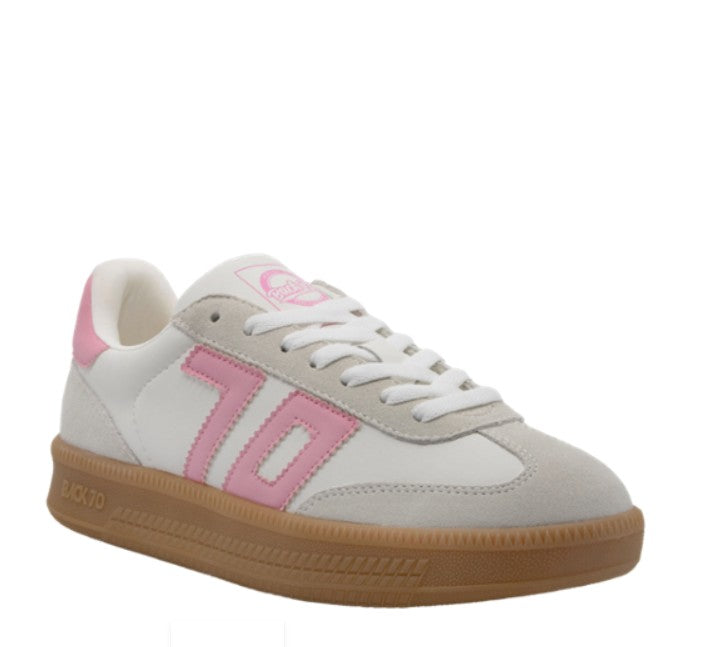 BACK 70 DOUBLE COW WHITE PINK SNEAKER