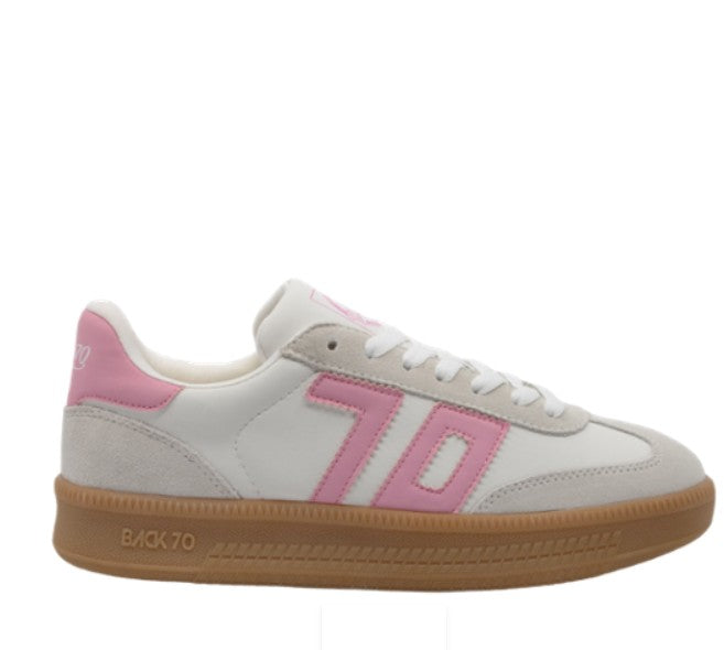 BACK 70 DOUBLE COW WHITE PINK SNEAKER