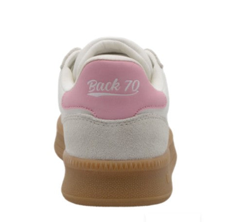 BACK 70 DOUBLE COW WHITE PINK SNEAKER