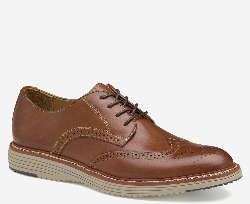 JOHNSTON & MURPHY 20-3533 UPTON WINGTIP TAN