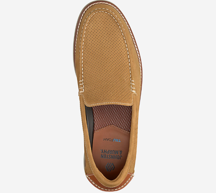 JOHNSTON & MURPHY 20-4016 UPTON PERFED VENETIAN LOAFER