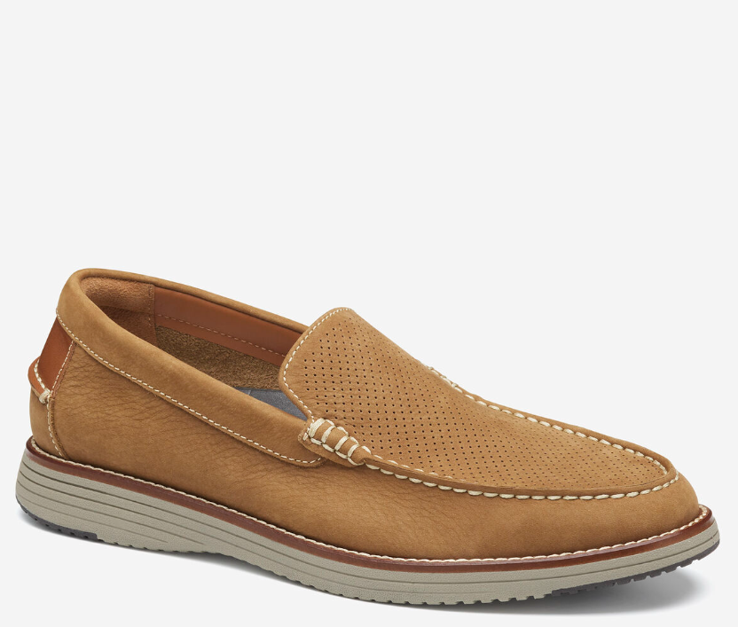 JOHNSTON & MURPHY 20-4016 UPTON PERFED VENETIAN LOAFER