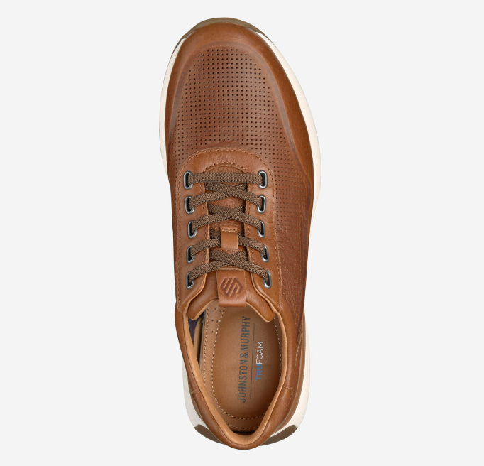 JOHNSTON & MURPHY 25-2940 DOUGLAS U-THROAT TAN
